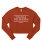 Twizzle the Season, Women's Cropped Fleece Crew