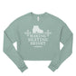 Making Skating Bright, Women's Cropped Fleece Crew