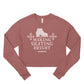 Making Skating Bright, Women's Cropped Fleece Crew