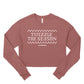 Twizzle the Season, Women's Cropped Fleece Crew