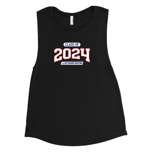 Class of 2024, Bella + Canvas Ladies' Flowy Scoop Muscle Tank