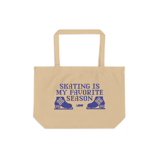 Holiday Large Tote, Organic Cotton
