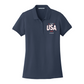 Team USA Mom, Port Authority® Ladies Core Classic Pique Polo
