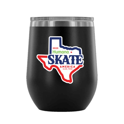 2023 Humana Skate America, 12 oz Wine Tumbler
