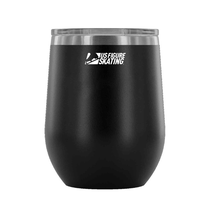 Star Blade - 12 oz wine tumbler - U.S. Figure Skating
