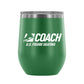 Coach, 12 oz Wine Tumbler