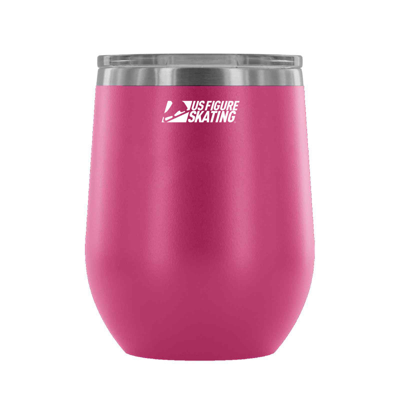 Star Blade - 12 oz wine tumbler - U.S. Figure Skating