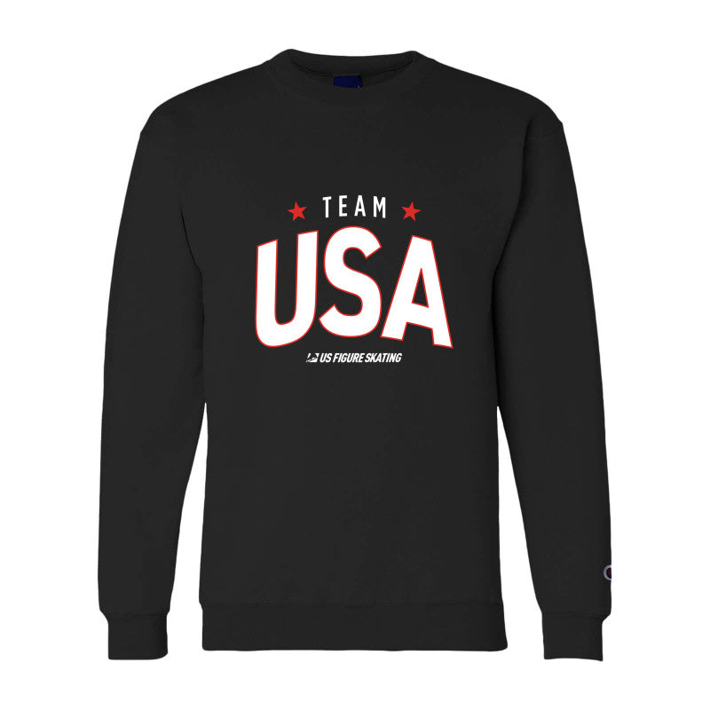 Team USA, Champion Adult Powerblend® Crewneck Sweatshirt