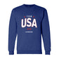 Team USA Dad, Champion Adult Powerblend® Crewneck Sweatshirt